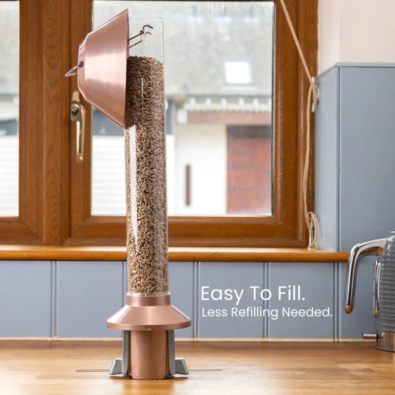 Roamwild PestOff Squirrel Proof Bird Feeder 2.0 | Antique Copper For Mixed Seed/Sunflower Hearts - Image 10